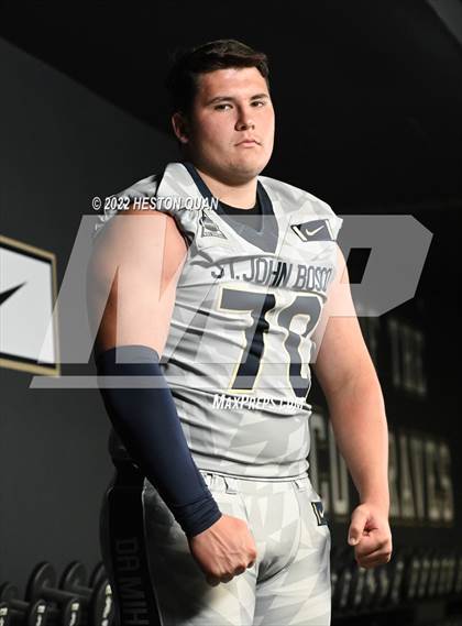 Thumbnail 3 in St. John Bosco (Preseason Football Photoshoot) photogallery.