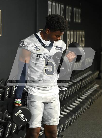 Thumbnail 3 in St. John Bosco (Preseason Football Photoshoot) photogallery.