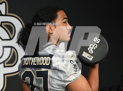 Thumbnail 3 in St. John Bosco (Preseason Football Photoshoot) photogallery.