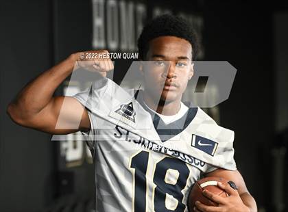 Thumbnail 2 in St. John Bosco (Preseason Football Photoshoot) photogallery.