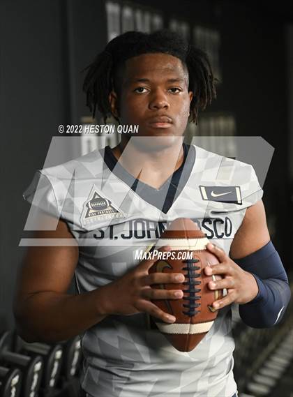 Thumbnail 1 in St. John Bosco (Preseason Football Photoshoot) photogallery.