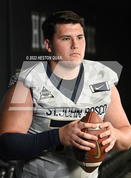 Thumbnail 3 in St. John Bosco (Preseason Football Photoshoot) photogallery.