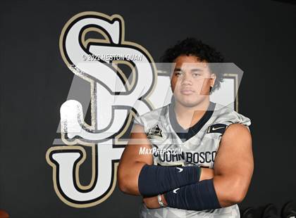Thumbnail 3 in St. John Bosco (Preseason Football Photoshoot) photogallery.