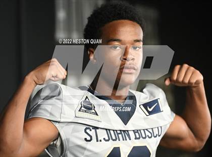 Thumbnail 3 in St. John Bosco (Preseason Football Photoshoot) photogallery.