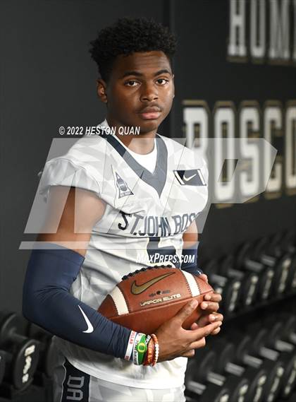 Thumbnail 2 in St. John Bosco (Preseason Football Photoshoot) photogallery.