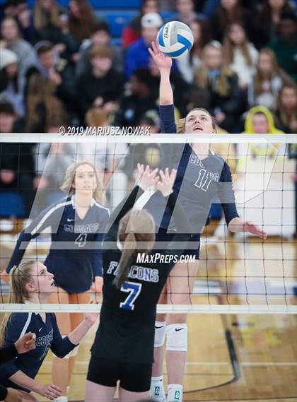 Thumbnail 2 in Stoney Creek vs. Rochester (MHSAA District Final) photogallery.