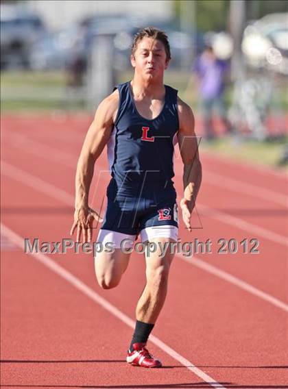 Thumbnail 2 in Titan Top 9 Invitational (Boys 100m Dash) photogallery.