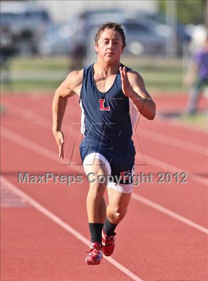 Thumbnail 2 in Titan Top 9 Invitational (Boys 100m Dash) photogallery.