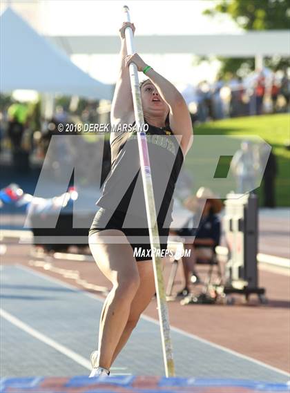 Thumbnail 1 in CIF State Track and Field Championships (Girls Pole Vault Qualifying) photogallery.