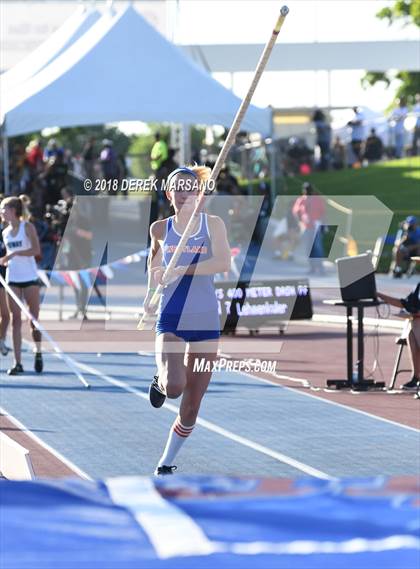 Thumbnail 1 in CIF State Track and Field Championships (Girls Pole Vault Qualifying) photogallery.