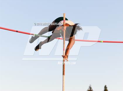 Thumbnail 1 in CIF State Track and Field Championships (Girls Pole Vault Qualifying) photogallery.