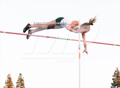 Thumbnail 1 in CIF State Track and Field Championships (Girls Pole Vault Qualifying) photogallery.