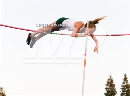 Thumbnail 1 in CIF State Track and Field Championships (Girls Pole Vault Qualifying) photogallery.