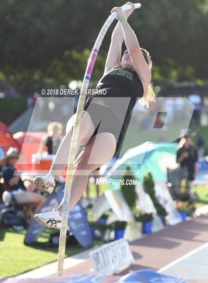 Thumbnail 1 in CIF State Track and Field Championships (Girls Pole Vault Qualifying) photogallery.