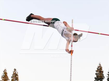 Thumbnail 3 in CIF State Track and Field Championships (Girls Pole Vault Qualifying) photogallery.