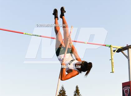 Thumbnail 3 in CIF State Track and Field Championships (Girls Pole Vault Qualifying) photogallery.