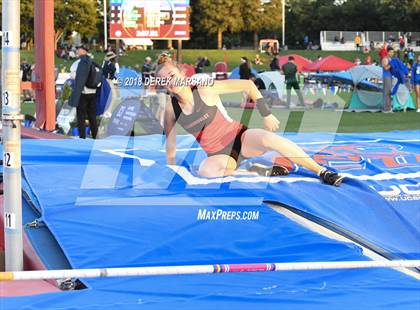 Thumbnail 1 in CIF State Track and Field Championships (Girls Pole Vault Qualifying) photogallery.