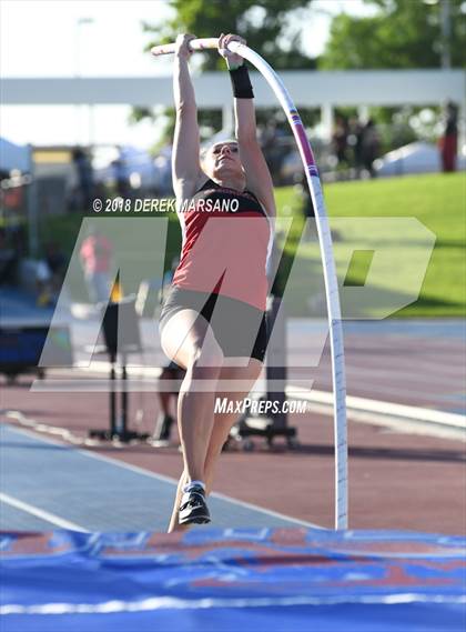 Thumbnail 1 in CIF State Track and Field Championships (Girls Pole Vault Qualifying) photogallery.