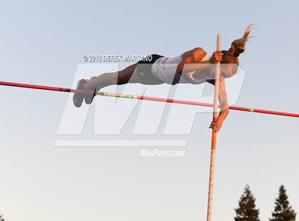 Thumbnail 1 in CIF State Track and Field Championships (Girls Pole Vault Qualifying) photogallery.