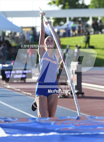 Thumbnail 1 in CIF State Track and Field Championships (Girls Pole Vault Qualifying) photogallery.