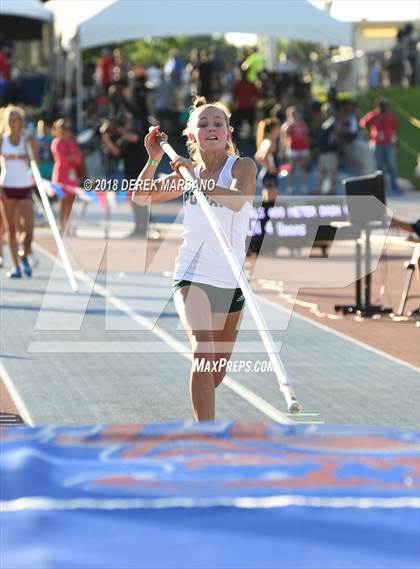 Thumbnail 1 in CIF State Track and Field Championships (Girls Pole Vault Qualifying) photogallery.