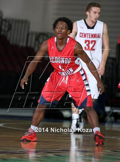 Thumbnail 1 in Redondo Union vs. Centennial (Tarkanian Classic) photogallery.