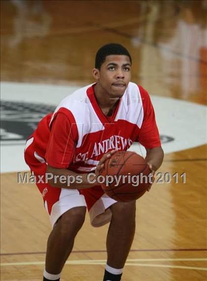 Thumbnail 1 in Findlay Prep vs. St. Andrew's (Spalding Hoophall Classic) photogallery.