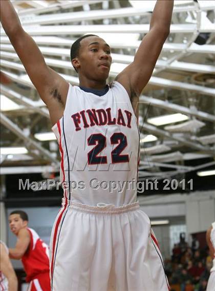Thumbnail 1 in Findlay Prep vs. St. Andrew's (Spalding Hoophall Classic) photogallery.