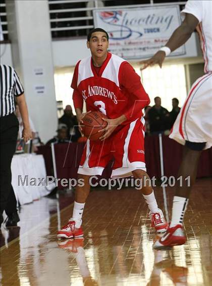 Thumbnail 2 in Findlay Prep vs. St. Andrew's (Spalding Hoophall Classic) photogallery.