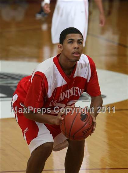 Thumbnail 2 in Findlay Prep vs. St. Andrew's (Spalding Hoophall Classic) photogallery.