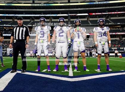 Thumbnail 3 in Benjamin @ Oglesby (UIL 1A D2 Football Final) photogallery.