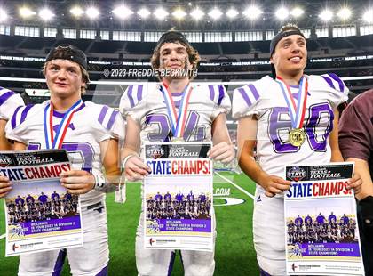 Thumbnail 2 in Benjamin @ Oglesby (UIL 1A D2 Football Final) photogallery.