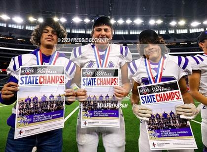 Thumbnail 1 in Benjamin @ Oglesby (UIL 1A D2 Football Final) photogallery.