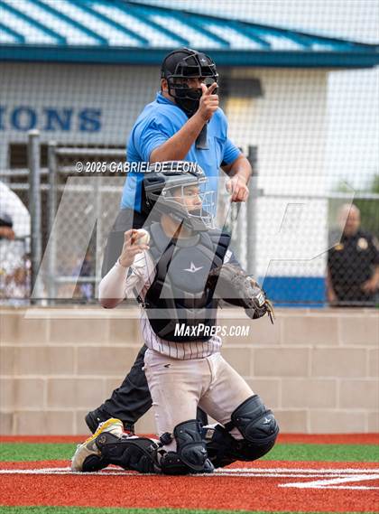 Thumbnail 2 in Lopez @ Sharyland (UIL Region IV 5A Bi- District Baseball Game 3) photogallery.