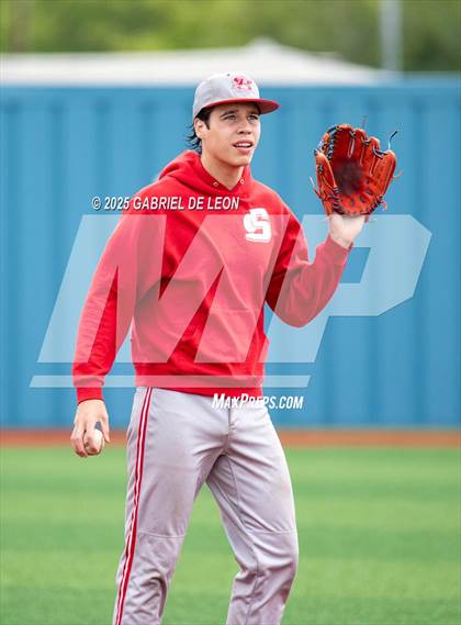 Thumbnail 2 in Lopez @ Sharyland (UIL Region IV 5A Bi- District Baseball Game 3) photogallery.