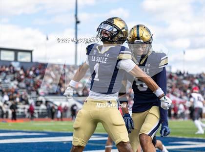Thumbnail 2 in La Salle College vs. St. Joseph's Prep (PIAA 6A Round 1) photogallery.