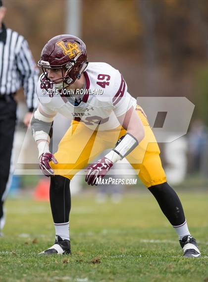 Thumbnail 3 in Glenbard West vs. Loyola Academy (IHSA Class 8A Semifinal) photogallery.