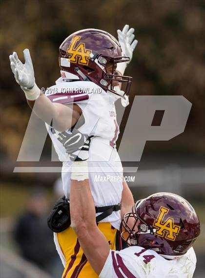 Thumbnail 2 in Glenbard West vs. Loyola Academy (IHSA Class 8A Semifinal) photogallery.