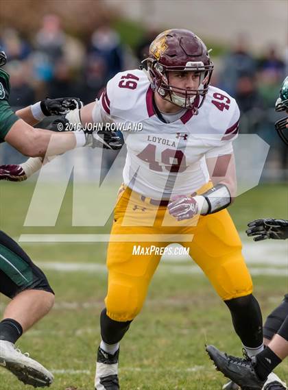Thumbnail 1 in Glenbard West vs. Loyola Academy (IHSA Class 8A Semifinal) photogallery.