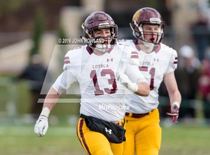 Thumbnail 3 in Glenbard West vs. Loyola Academy (IHSA Class 8A Semifinal) photogallery.
