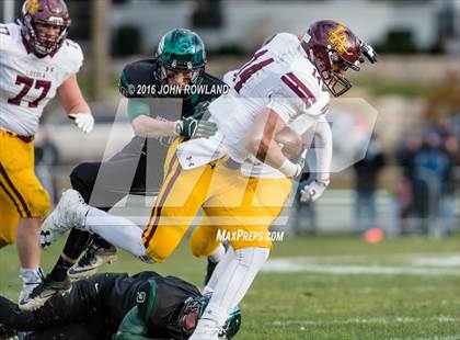 Thumbnail 1 in Glenbard West vs. Loyola Academy (IHSA Class 8A Semifinal) photogallery.
