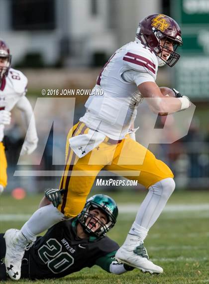 Thumbnail 1 in Glenbard West vs. Loyola Academy (IHSA Class 8A Semifinal) photogallery.