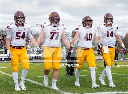 Thumbnail 3 in Glenbard West vs. Loyola Academy (IHSA Class 8A Semifinal) photogallery.