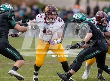 Thumbnail 2 in Glenbard West vs. Loyola Academy (IHSA Class 8A Semifinal) photogallery.