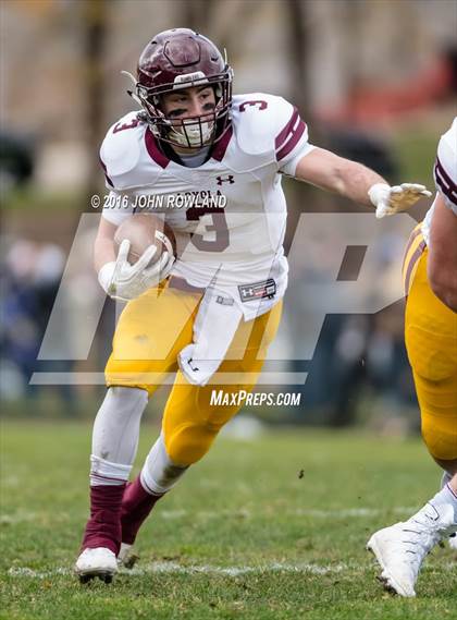 Thumbnail 1 in Glenbard West vs. Loyola Academy (IHSA Class 8A Semifinal) photogallery.