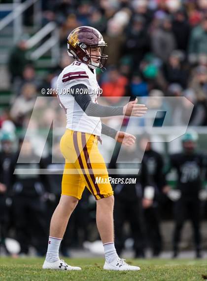 Thumbnail 2 in Glenbard West vs. Loyola Academy (IHSA Class 8A Semifinal) photogallery.