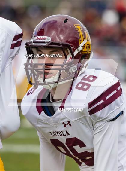 Thumbnail 1 in Glenbard West vs. Loyola Academy (IHSA Class 8A Semifinal) photogallery.
