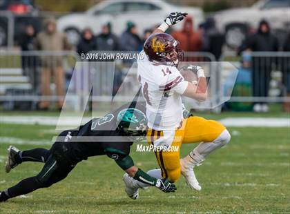 Thumbnail 2 in Glenbard West vs. Loyola Academy (IHSA Class 8A Semifinal) photogallery.