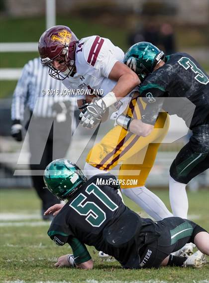 Thumbnail 1 in Glenbard West vs. Loyola Academy (IHSA Class 8A Semifinal) photogallery.