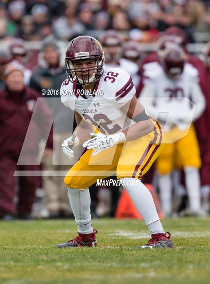 Thumbnail 2 in Glenbard West vs. Loyola Academy (IHSA Class 8A Semifinal) photogallery.